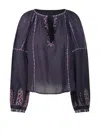 Isabel Marant Étoile Marant Etoile 'fernanda' Top In Black