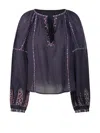 Isabel Marant Étoile Marant Etoile 'fernanda' Top In Black
