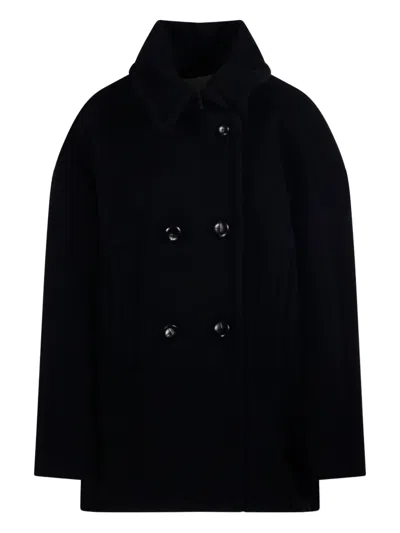 ISABEL MARANT ÉTOILE FIBY DOUBLE-BREASTED WOOL COAT