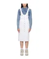 Isabel Marant Étoile White Filipine Denim Midi Dress In White