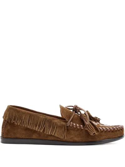 ISABEL MARANT ÉTOILE FITZA FRINGED LOAFERS