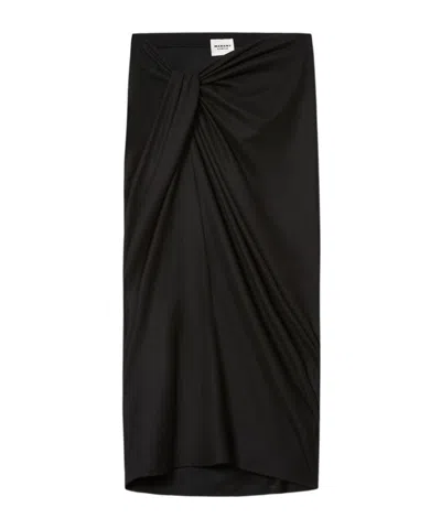 Isabel Marant Étoile Flannel Knit Dress In Black