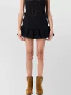 Isabel Marant Étoile Flared Mini Skirt With Lace Embroidery