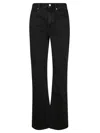 Isabel Marant Étoile Flared High-waisted Belvira Pants With Classic Five-pocket Style In Black
