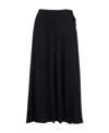 Isabel Marant Étoile Flared Mid-length Skirt In Black