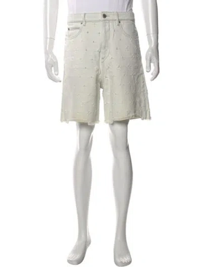 Pre-owned Isabel Marant Étoile Flat Front Shorts In White