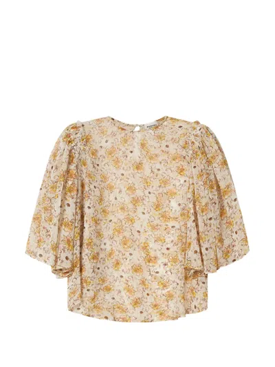 Isabel Marant Étoile Floma Top In Neutral