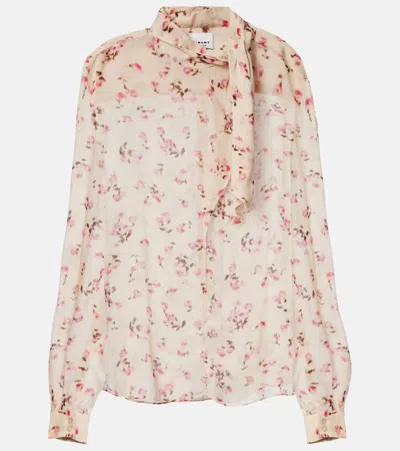 Isabel Marant Étoile Floral Blouse In Multi