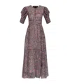 Isabel Marant Étoile Sichellia-gb Dresses Violet In Multi