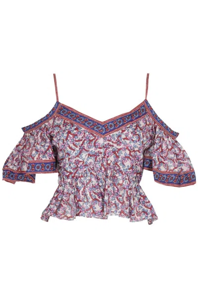 ISABEL MARANT ÉTOILE FLORAL PATTERNED TOP