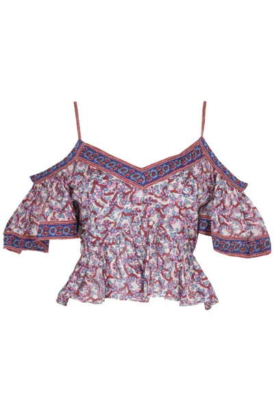 ISABEL MARANT ÉTOILE ISABEL MARANT ÉTOILE FLORAL PATTERNED TOP