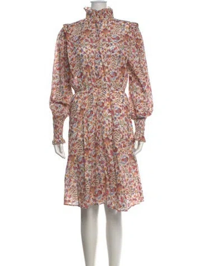 Pre-owned Isabel Marant Étoile Floral Print Knee-length Dress In Multi