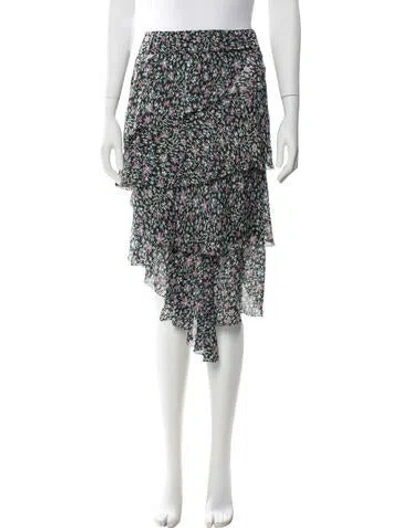 Pre-owned Isabel Marant Étoile Floral Print Knee-length Skirt In Multi