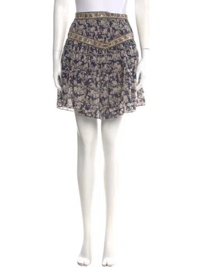 Pre-owned Isabel Marant Étoile Floral Print Knee-length Skirt In Pink