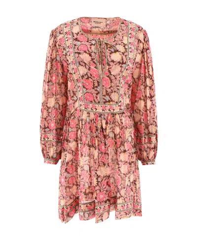 Isabel Marant Étoile Gilinesia Cotton Dress In Multi