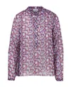 Isabel Marant Étoile Floral-print Long-sleeve Shirt In Multicolor