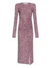 Isabel Marant Étoile Floral-print Midi Dress In Pink