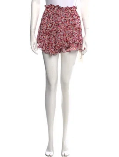 Pre-owned Isabel Marant Étoile Floral Print Mini Shorts In Neutral