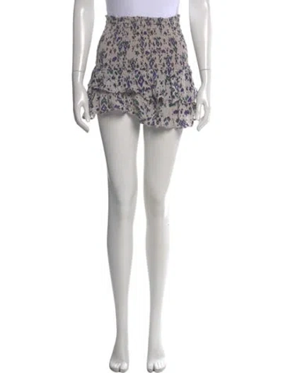 Pre-owned Isabel Marant Étoile Floral Print Mini Skirt