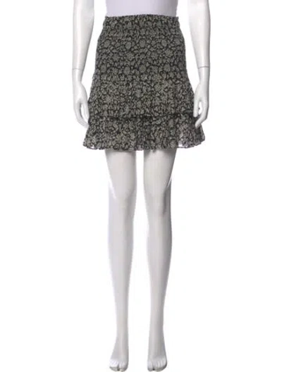 Pre-owned Isabel Marant Étoile Floral Print Mini Skirt