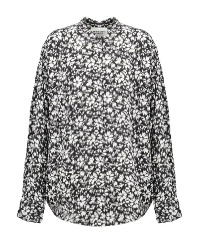 Isabel Marant Étoile Floral-print Round-neck Shirt In Multicolour