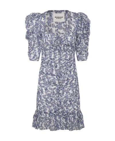 Isabel Marant Étoile Galdino Printed Cotton Dress In Multi