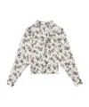 Isabel Marant Étoile Floral-print Ruffled Blouse In Pink