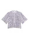 Isabel Marant Étoile Floral-print Smocked Blouse In Multi