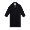Isabel Marant Étoile Longline Coat Single-breasted Front Pockets In Multi
