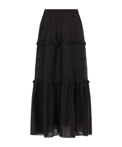 ISABEL MARANT ÉTOILE ISABEL MARANT ÉTOILE FLOUNCED SKIRT