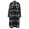 Isabel Marant Étoile Fontizi Coat In Grey Wool In Grey