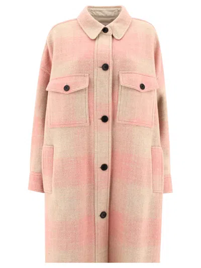 Isabel Marant Étoile "fontizi" Coat In Pink