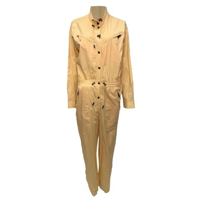 Isabel Marant Étoile Isabel Marant Etoile Franca Overall Jumpsuit In Beige Cotton In Sand