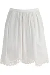 Isabel Marant Étoile Chic Francesca Mini Skirt In White
