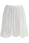 Isabel Marant Étoile Chic Francesca Mini Skirt In White