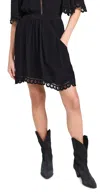 Isabel Marant Étoile Marant Etoile Women Naomi Cotton Mini Skirt In Black