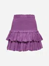 Isabel Marant Étoile Marant Etoile Women Fuchsia Voile Naomi Miniskirt