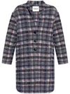 Isabel Marant Étoile Isabel Marant Etoile Gabriel Wool Blend Coat In 蓝色