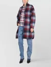 Isabel Marant Étoile "gabriel" Coat Plaid Side Pockets