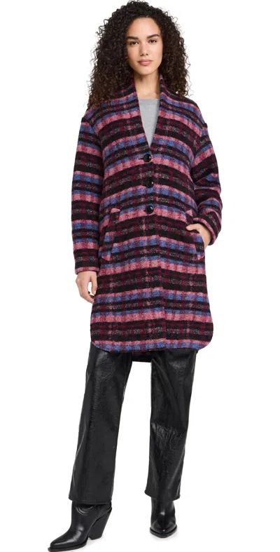 Isabel Marant Étoile Gabriel Jacket Pink/plum In Pink/plum