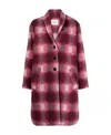 Isabel Marant Étoile Gabriel Single-breasted Coat In Red