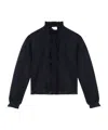 Isabel Marant Étoile Gaia Embroidered Cotton Blouse In Black