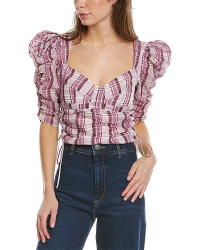 Isabel Marant Étoile Galaor Top In Pink