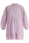 Isabel Marant Étoile Galia Mini Dress In Purple