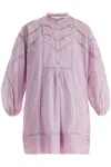 Isabel Marant Étoile Galia Mini Dress In Purple