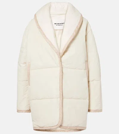 Isabel Marant Étoile Gally Cotton-blend Down Coat In White