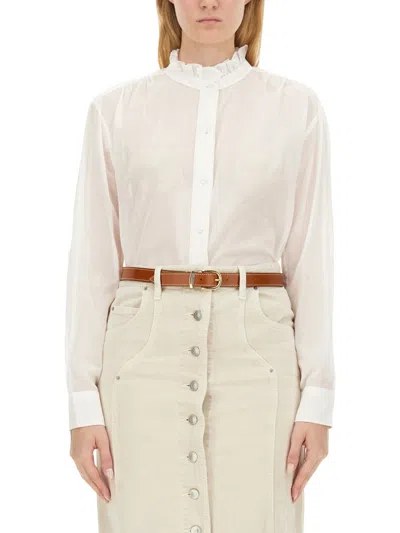 Isabel Marant Étoile Isabel Marant Etoile Gamble Shirt In White