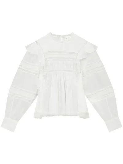 Isabel Marant Étoile Ganael Blouse In Off-white