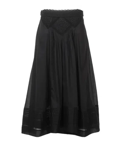 Isabel Marant Étoile Garliana Skirt In Black