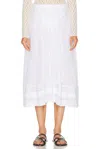 Isabel Marant Étoile Garliana Skirt In White